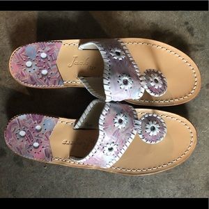Jack Rogers size 8 floral sandals.